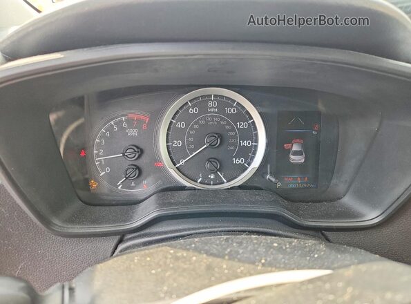 JTDEPRAE1LJ096414 2020 TOYOTA COROLLA Blue Instrument cluster view