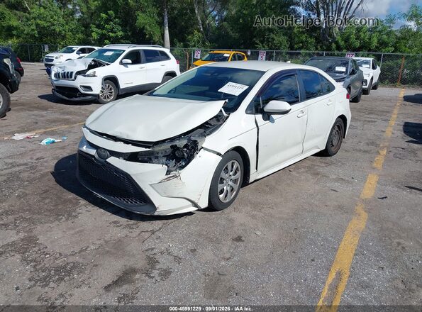 JTDEPRAE2LJ080996 2020 TOYOTA COROLLA White წინა მარცხენა ხედი სამი მეოთხედიდან