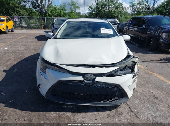 JTDEPRAE2LJ080996 2020 TOYOTA COROLLA White ხელსაწყოთა პანელის ხედი
