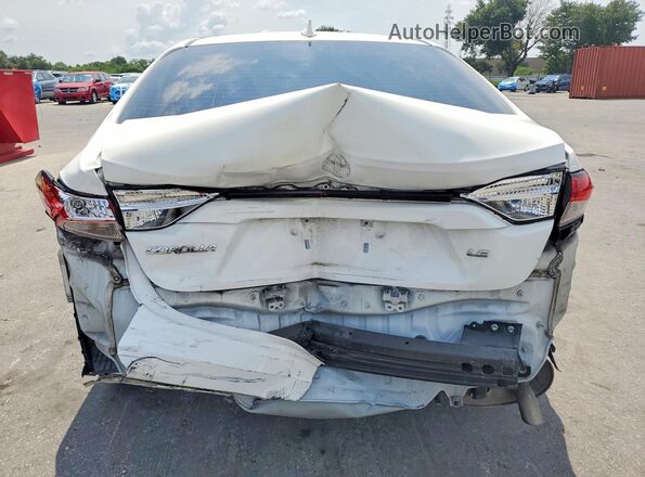 JTDEPRAE2LJ092047 2020 TOYOTA COROLLA White Հետևի տեսք