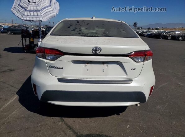 JTDEPRAE3LJ059154 2020 TOYOTA COROLLA White Widok z tyłu