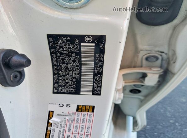JTDEPRAE3LJ059154 2020 TOYOTA COROLLA White Widok komory silnika