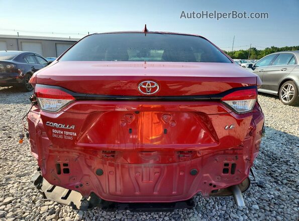 JTDEPRAE4LJ005927 2020 TOYOTA COROLLA Red Հետևի տեսք