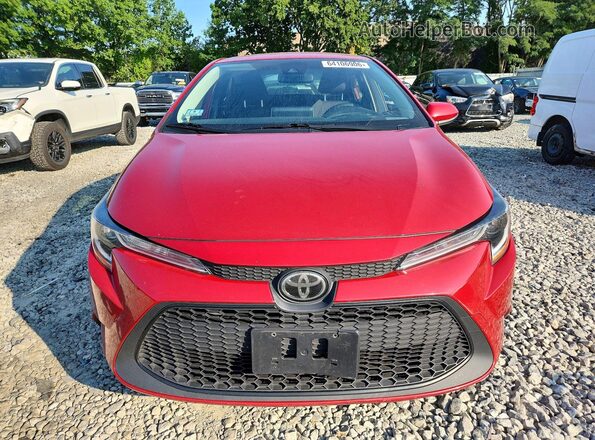 JTDEPRAE4LJ005927 2020 TOYOTA COROLLA Red Դիմացի տեսք