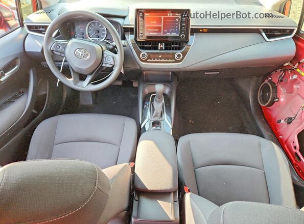 JTDEPRAE4LJ005927 2020 TOYOTA COROLLA Red Առջևի վահանակի տեսք