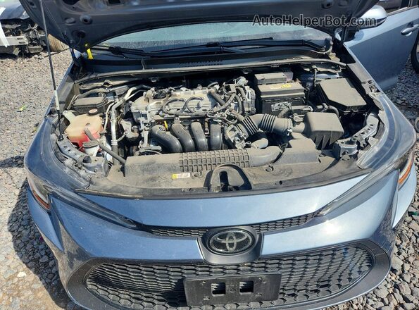 JTDEPRAE4LJ010884 2020 TOYOTA COROLLA Blue Rear interior view