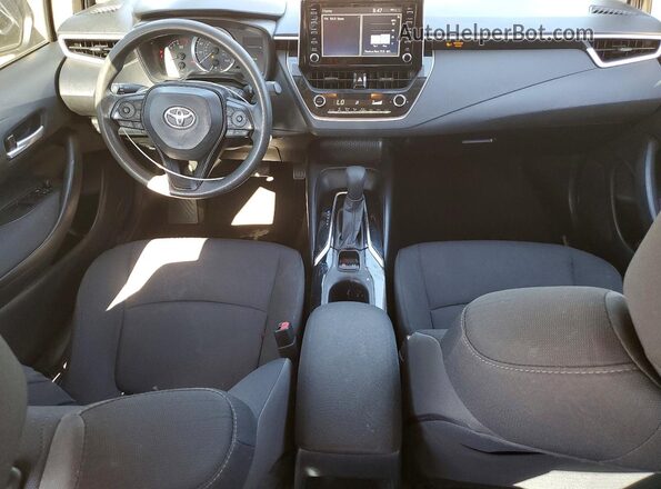 JTDEPRAE5LJ043134 2020 TOYOTA COROLLA Black Widok deski rozdzielczej