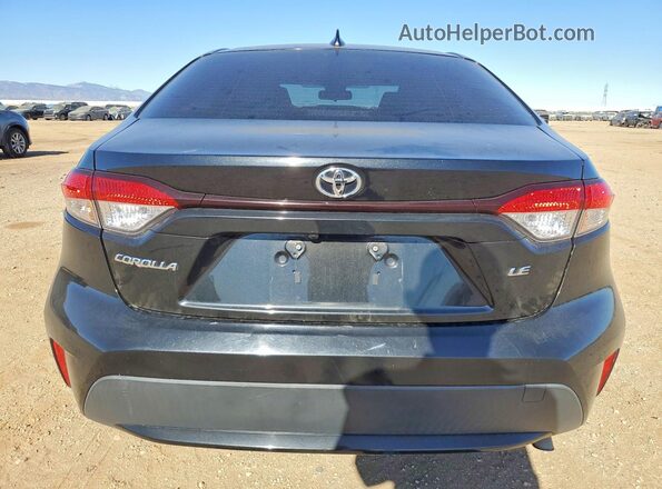 JTDEPRAE5LJ043134 2020 TOYOTA COROLLA Black Widok z tyłu