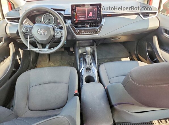JTDEPRAE5LJ044333 2020 TOYOTA COROLLA Red Вид панелі приладів