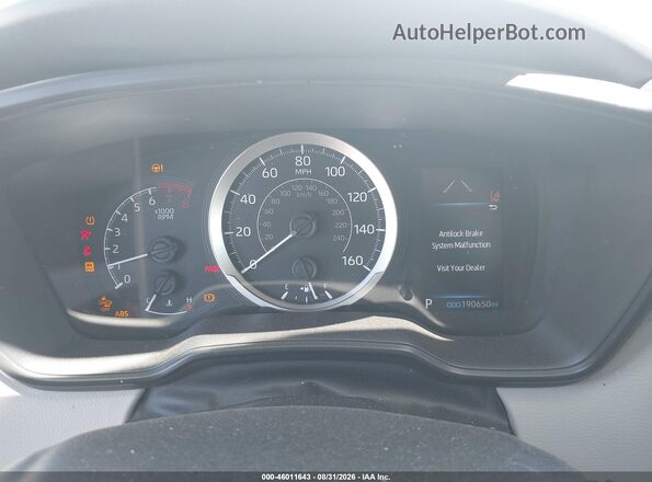 JTDEPRAE6LJ097946 2020 TOYOTA COROLLA Белый Вид задних сидений