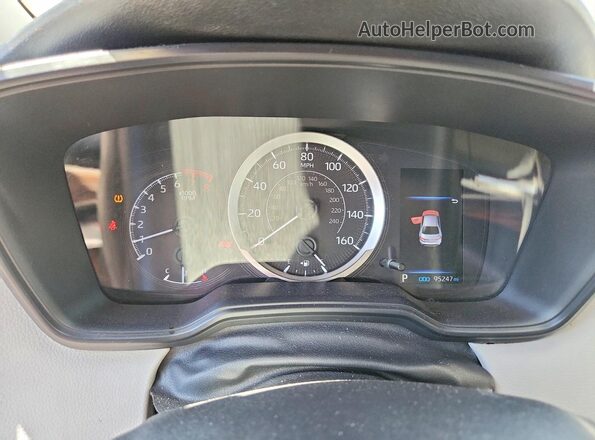 JTDEPRAE6LJ111750 2020 TOYOTA COROLLA Black Vista del cuadro de instrumentos