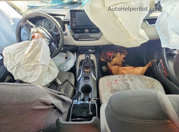JTDEPRAE7LJ064826 2020 TOYOTA COROLLA Black Dashboard view
