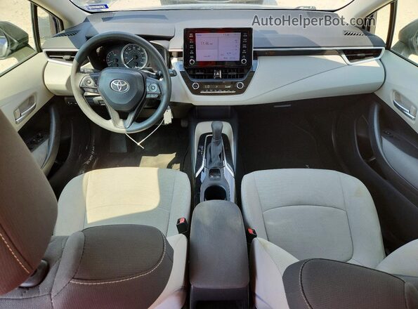 JTDEPRAE7LJ103298 2020 TOYOTA COROLLA Blue Dashboard view