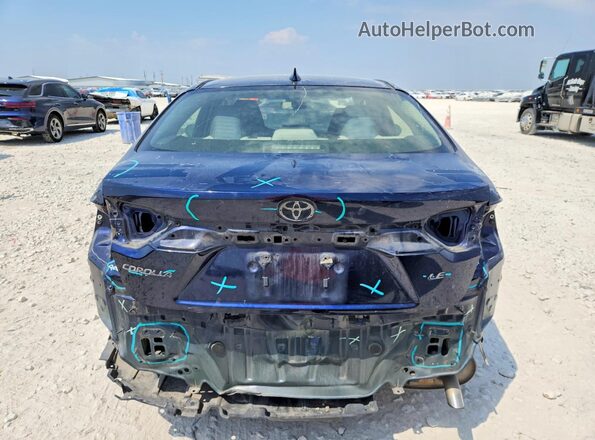 JTDEPRAE7LJ103298 2020 TOYOTA COROLLA Blue Rear view