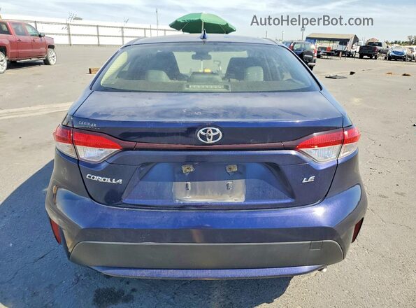 JTDEPRAE8LJ039966 2020 TOYOTA COROLLA Blue Հետևի տեսք