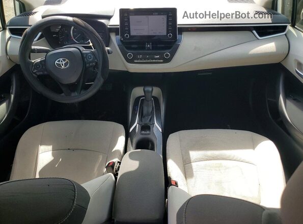 JTDEPRAE8LJ079559 2020 TOYOTA COROLLA White Dashboard view