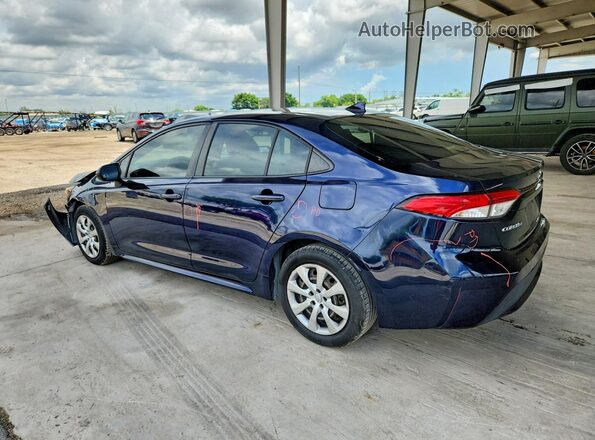 JTDEPRAEXLJ076923 2020 TOYOTA COROLLA Blue Trasero izquierdo