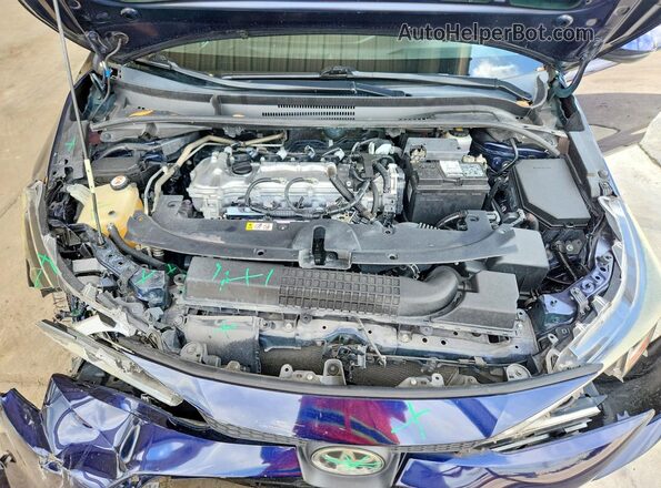 JTDEPRAEXLJ076923 2020 TOYOTA COROLLA Blue Vista interior trasera