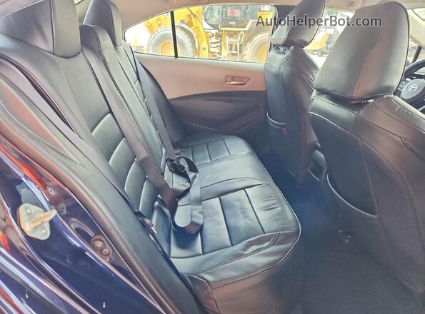 JTDEPRAEXLJ076923 2020 TOYOTA COROLLA Blue Vista de los asientos traseros