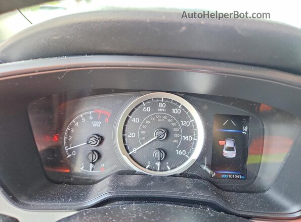 JTDEPRAEXLJ076923 2020 TOYOTA COROLLA Blue Vista del cuadro de instrumentos