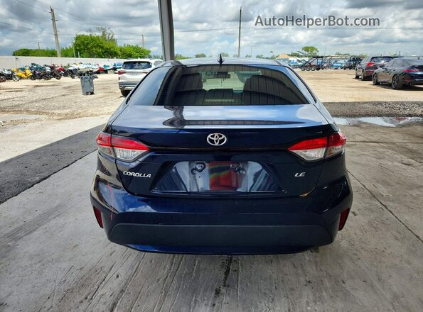 JTDEPRAEXLJ076923 2020 TOYOTA COROLLA Blue Vista trasera