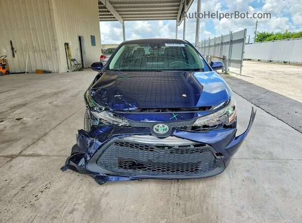 JTDEPRAEXLJ076923 2020 TOYOTA COROLLA Blue Vista frontal