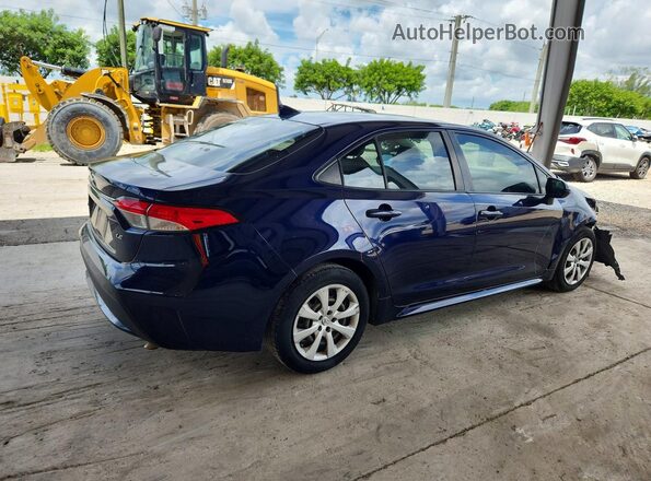 JTDEPRAEXLJ076923 2020 TOYOTA COROLLA Blue Trasero derecho