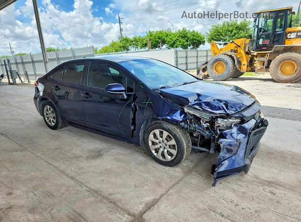 JTDEPRAEXLJ076923 2020 TOYOTA COROLLA Blue Delantero derecho