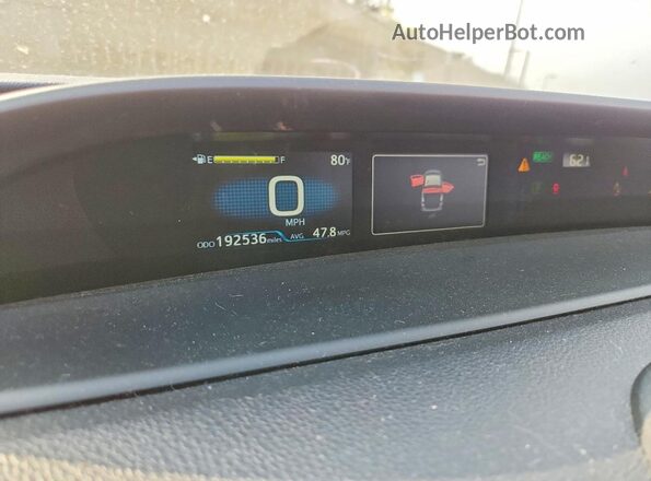 JTDKAMFP2N3224779 2022 TOYOTA PRIUS Gray Вид щитка приладів