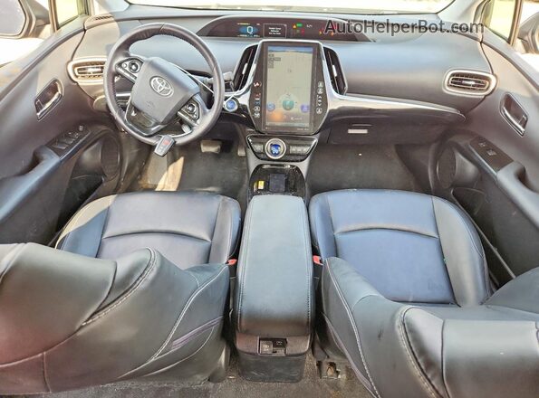 JTDKAMFP2N3224779 2022 TOYOTA PRIUS Gray Вид панелі приладів