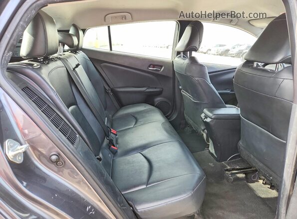 JTDKAMFP2N3224779 2022 TOYOTA PRIUS Gray Вид задніх сидінь
