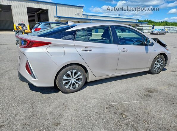 JTDKAMFP3M3180791 2021 TOYOTA PRIUS Серебряный Задняя правая четверть