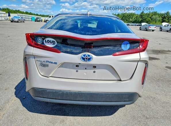 JTDKAMFP3M3180791 2021 TOYOTA PRIUS Серебряный Вид сзади