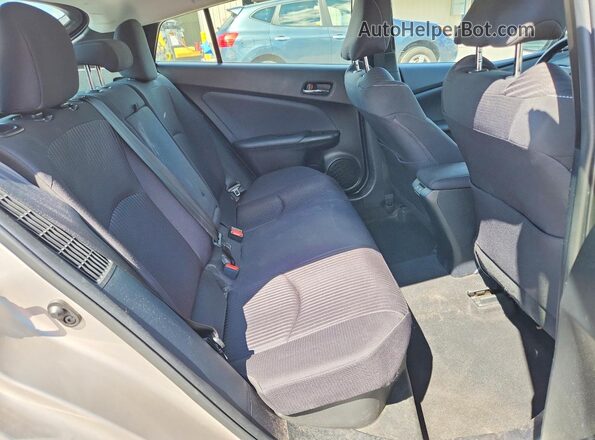 JTDKAMFP3M3180791 2021 TOYOTA PRIUS Серебряный Вид задних сидений