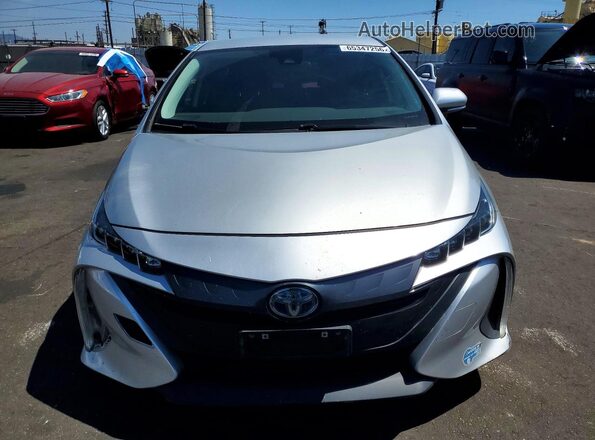 JTDKAMFP6M3182471 2021 TOYOTA PRIUS Silver Դիմացի տեսք