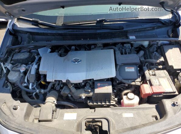 JTDKAMFP6M3182471 2021 TOYOTA PRIUS Silver Սալոնի հետևի տեսք