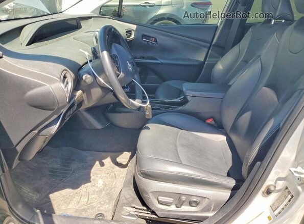 JTDKAMFP6M3182471 2021 TOYOTA PRIUS Silver Սալոնի դիմացի տեսք