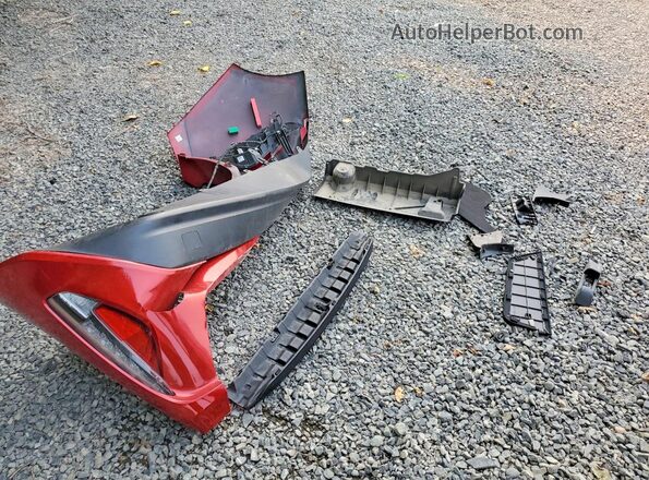 JTDKAMFP7M3186142 2021 TOYOTA PRIUS Красный Вид наклейки с VIN-кодом
