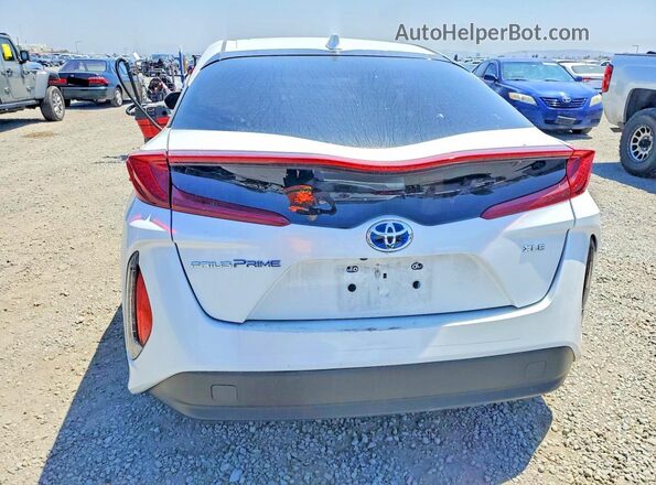 JTDKAMFP8M3189129 2021 TOYOTA PRIUS White უკანა ხედი
