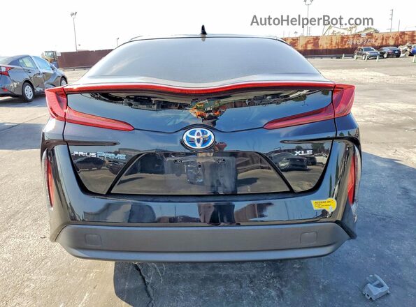 JTDKAMFP8N3203922 2022 TOYOTA PRIUS Black Հետևի տեսք