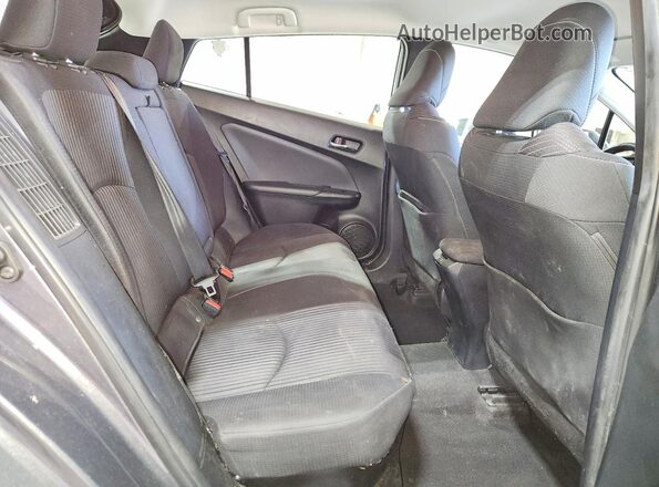 JTDKAMFP9M3194694 2021 TOYOTA PRIUS Gray Հետևի նստատեղերի տեսք