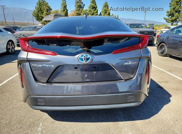 JTDKAMFPXN3224058 2022 TOYOTA PRIUS Серый Вид сзади