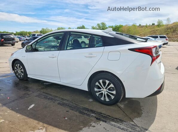 JTDKAMFU0M3152386 2021 TOYOTA PRIUS Белый Задняя левая четверть