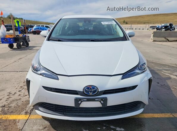 JTDKAMFU0M3152386 2021 TOYOTA PRIUS Белый Вид спереди