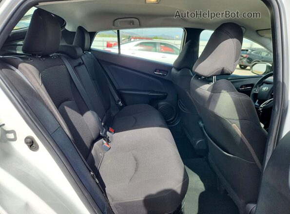 JTDKAMFU0M3152386 2021 TOYOTA PRIUS Белый Вид задних сидений