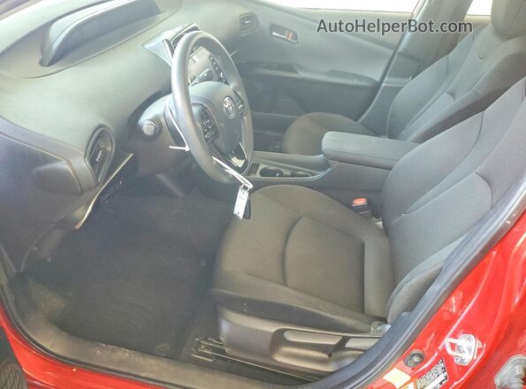 JTDKAMFU0N3170260 2022 TOYOTA PRIUS Red Вид салону спереду
