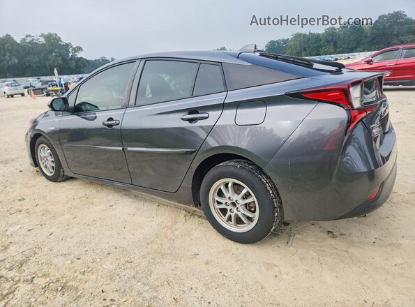 JTDKAMFU3M3138918 2021 TOYOTA PRIUS Gray Trasero izquierdo