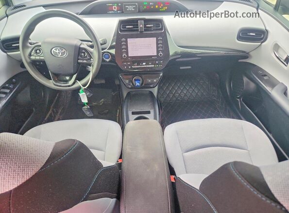 JTDKAMFU3M3138918 2021 TOYOTA PRIUS Gray Vista del salpicadero