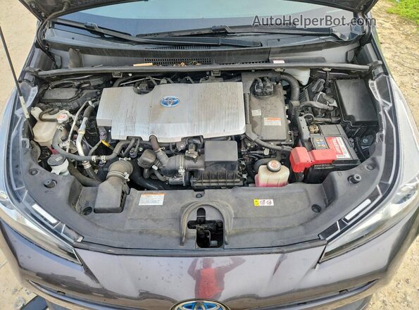 JTDKAMFU3M3138918 2021 TOYOTA PRIUS Gray Vista interior trasera