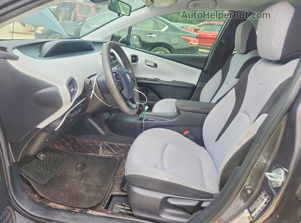 JTDKAMFU3M3138918 2021 TOYOTA PRIUS Gray Vista interior delantera